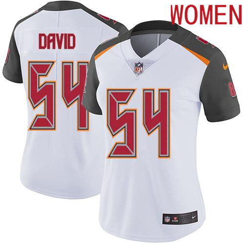 2019 Women Tampa Bay Buccaneers #54 David white Nike Vapor Untouchable Limited NFL Jersey->women nfl jersey->Women Jersey
